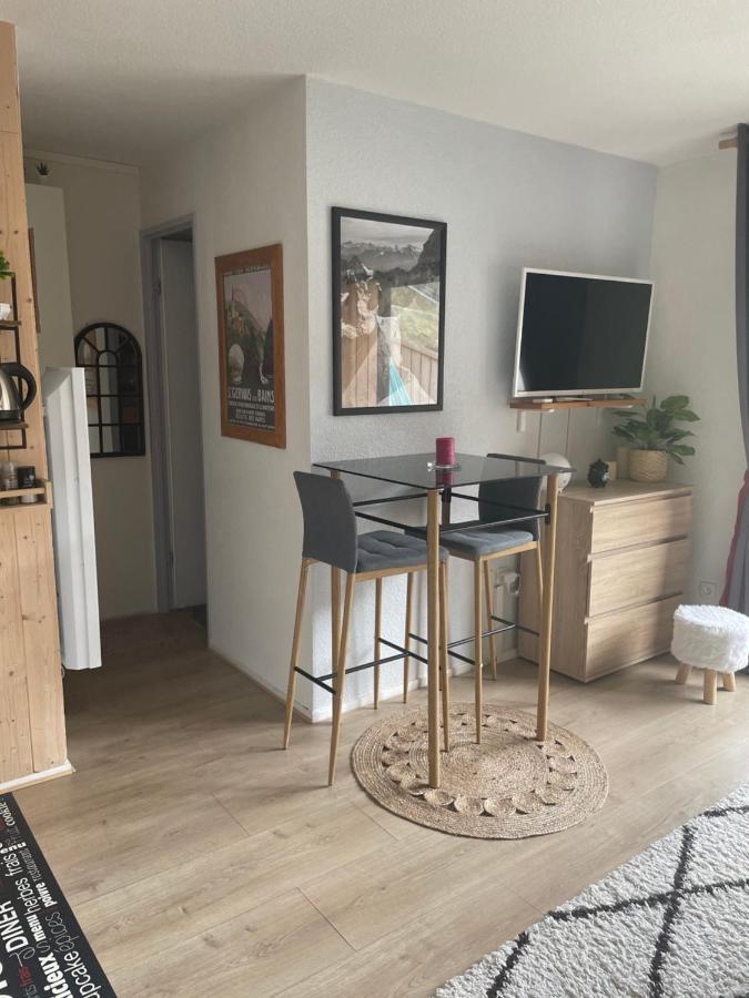 Studio Turquoise Quartier Grattague Vue Montblanc Saint-Gervais-les-Bains Exterior photo
