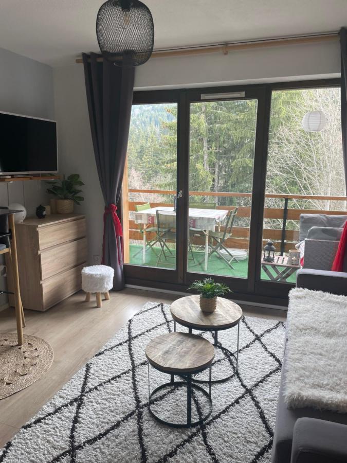 Studio Turquoise Quartier Grattague Vue Montblanc Saint-Gervais-les-Bains Exterior photo